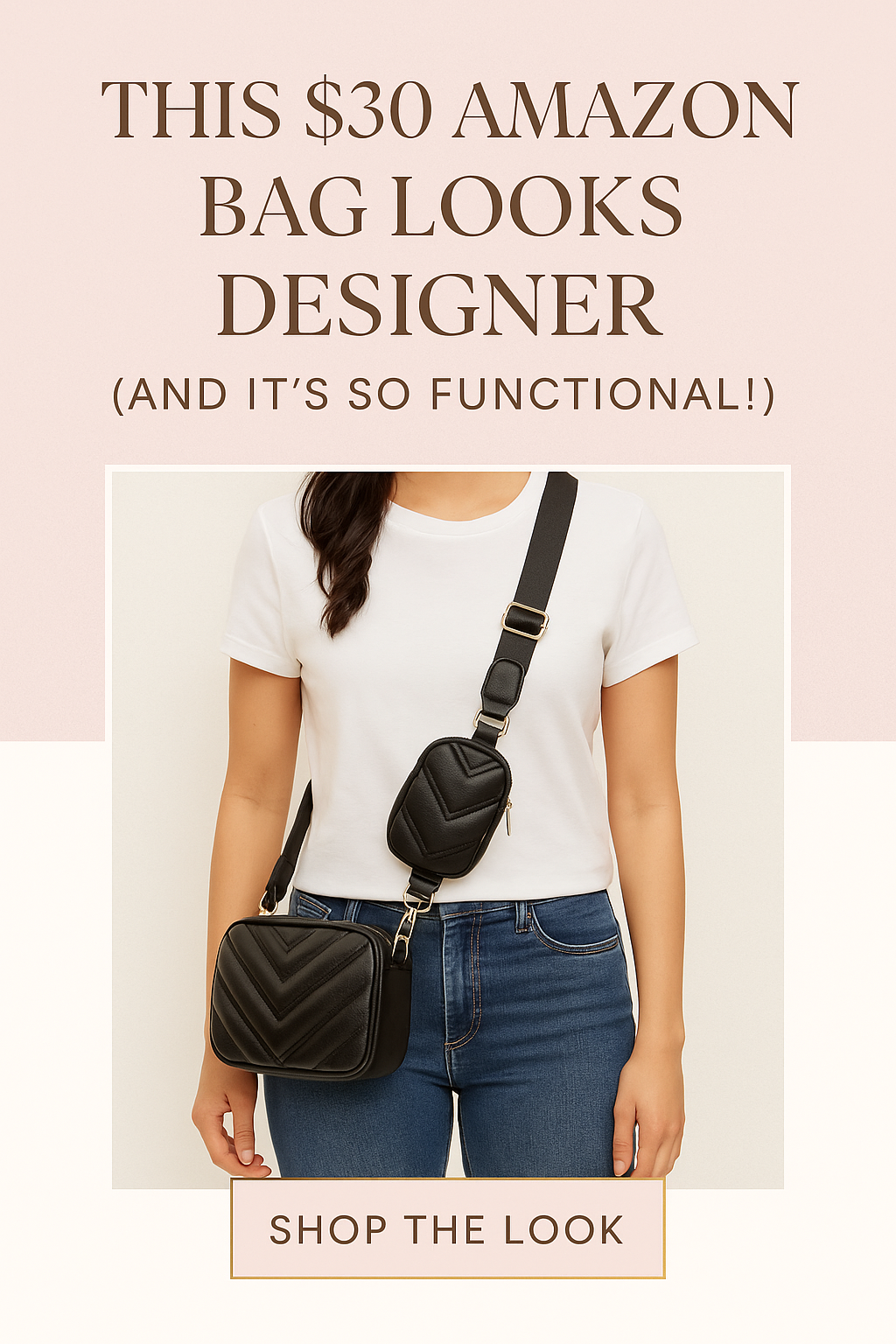 Herald Chevron Crossbody Bag Review Stylish, Affordable, and Everyday Ready